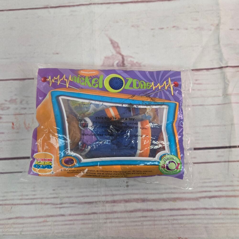 1998 Burger King Nickelozone Cousin Skeeter Sealed Toy